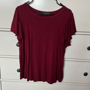 Red/maroon shirt